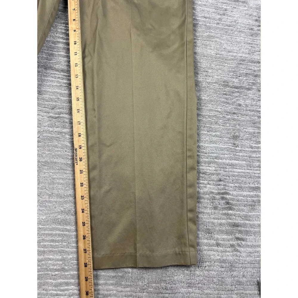 Dockers Pants Mens 36x30 Khaki D3 Classic Fit Chinos Tan Flat Front Cotton Twill